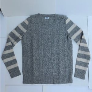 Madewell Cable Knit Wool Sweater